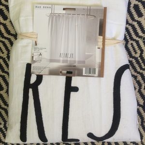 Rae Dunn Refresh Shower Curtain🖤